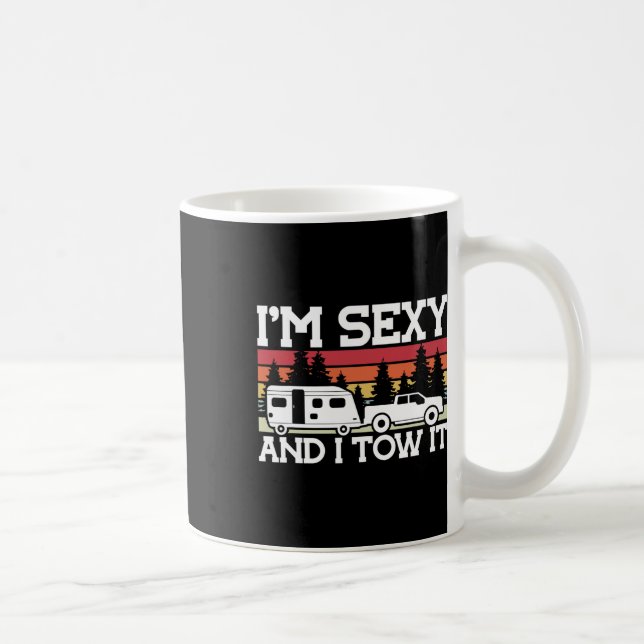 Cool Camping Hiking And Other Stuff Gifts Pull Car Coffee Mug (Right)
