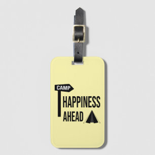Cool Camping Luggage Tag