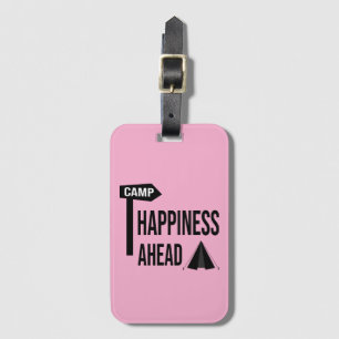 Cool Camping Luggage Tag