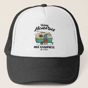 Cool Camping memories word art  Trucker Hat