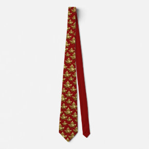 Cool Canada Cravate Fun Gold Canada Maple Leaf Cra