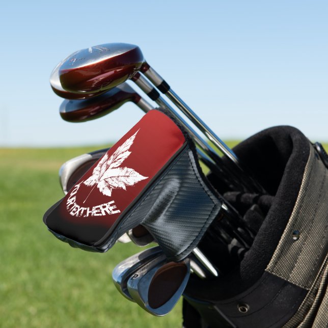 Cool Canada Golf Retro Canada Putter Cover (In Situ)