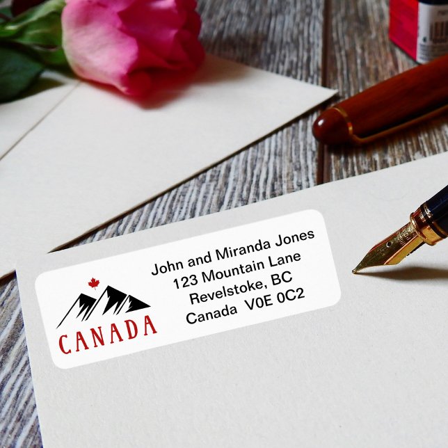 Cool Canada Montagnes Feuille d'érable canadienne (Créateur téléchargé)