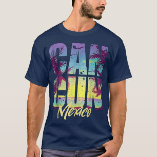 Cool Cancun Art Meico Vacation SummerMen Women Kid T-Shirt