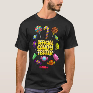 Cool Candy For Boys Girls Kids Bar Lollipop Hallow T-Shirt