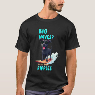 Cool Cane Corso Surfing Dog T-Shirt