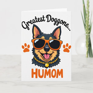 Cool Canine Humom Day Card