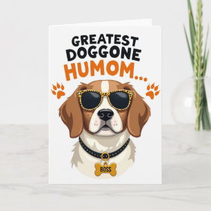 Cool Canine Humom Mother Day Card