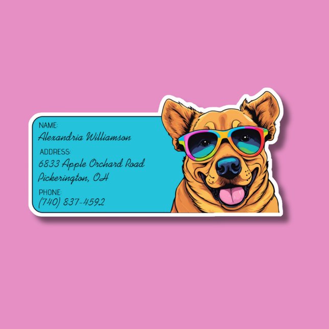 Cool Canine Luggage ID  (Creator Uploaded)