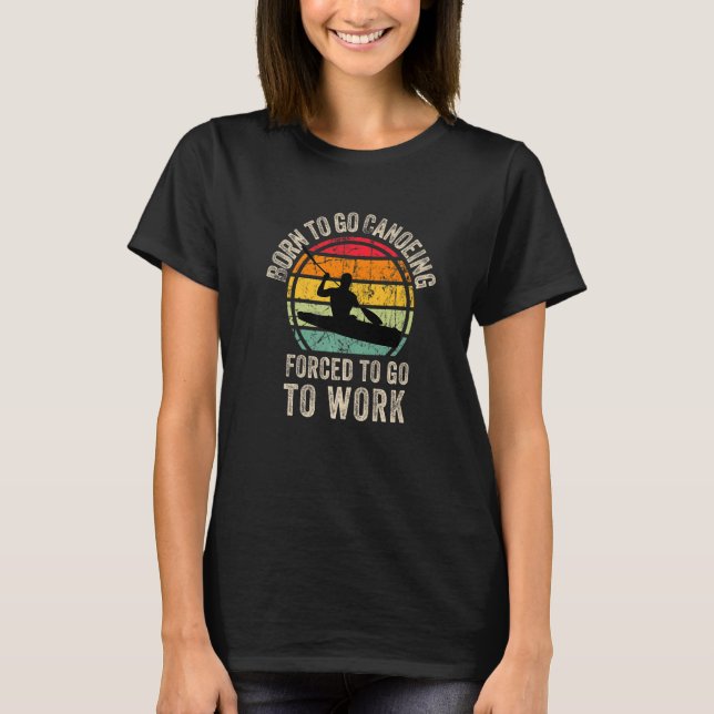 Cool Canoeing Kayaking Graphic Canoeing paddling M T-Shirt (Front)