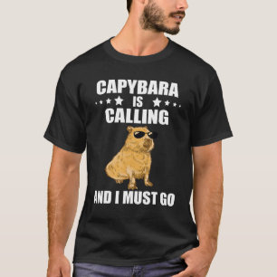 Cool Capybara Capybara Rodent Animal Capybara Cal T-Shirt