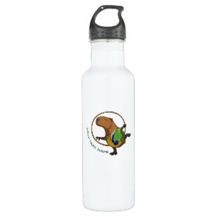 Cool Capybara Gymnast Hoop Personalized Cartoon 710 Ml Water Bottle