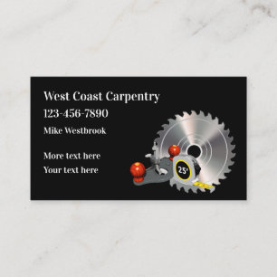 Cool Carpenter Handyman Cartes de visite