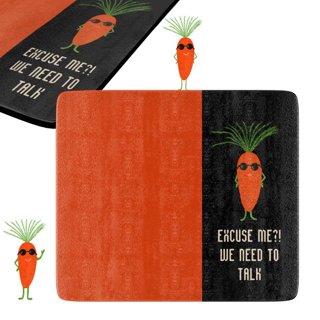 Cool Carrot Collection Cutting Board (Creator Uploaded)