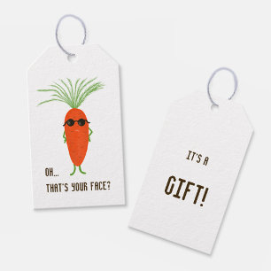 Cool Carrot Collection White Gift Tags