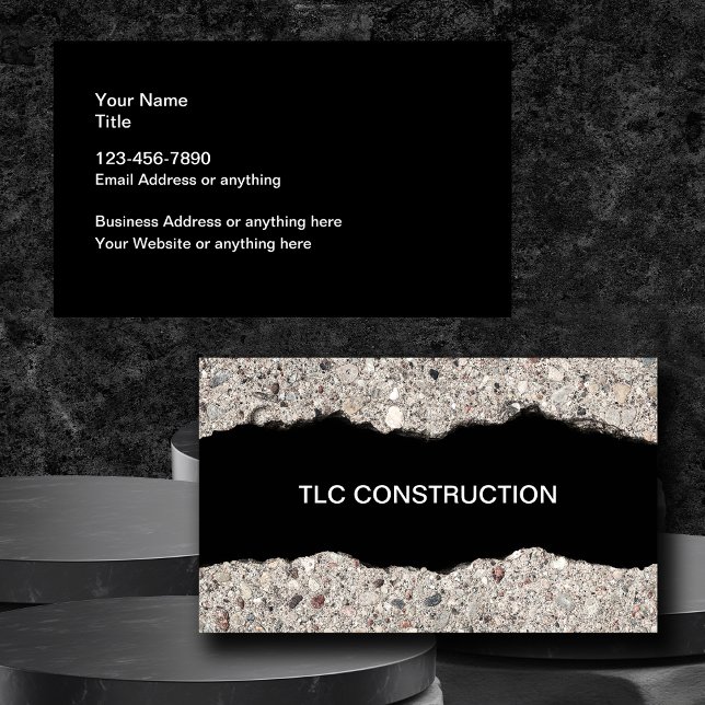 Cool Cartes de visite de construction unique (Créateur téléchargé)