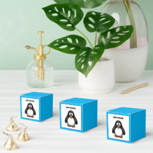 Cool Cartoon Penguin – Just Chillin' Arctic Vibes Favor Box