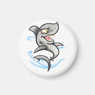Cool Cartoon Shark Magnet