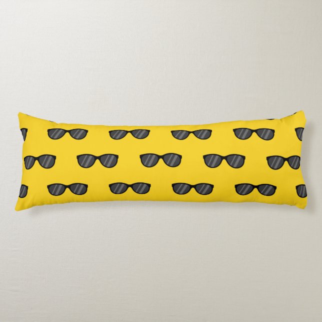 Cool Cartoon Sunglasses Body Pillow (Front)