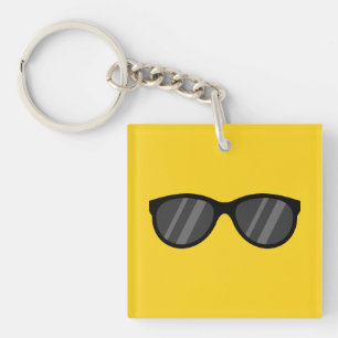 Cool Cartoon Sunglasses Keychain