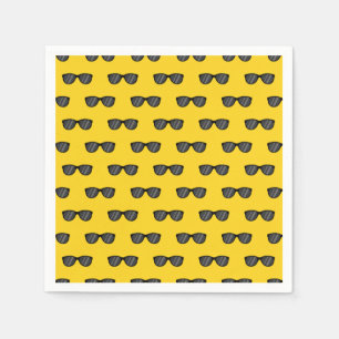 Cool Cartoon Sunglasses Napkin