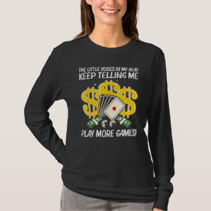 Cool Casino For Men Women Casino Gambling Gambler T-Shirt