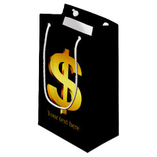 cool Casino Money sign Small Gift Bag