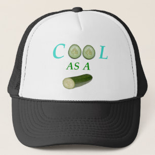 "Cool casquette comme concombre"