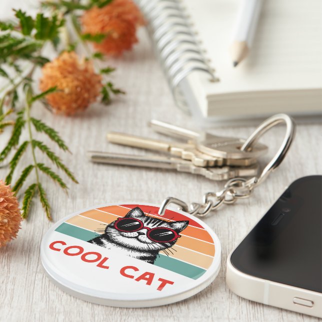 Cool cat 2 keychain (Front Right)
