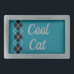 Cool Cat Belt Buckle<br><div class="desc">The design is from original art.</div>