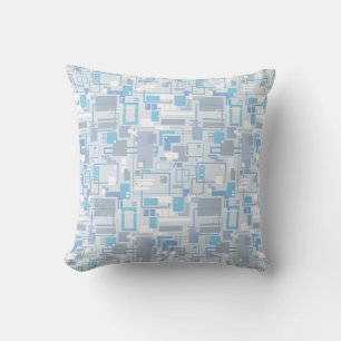 Cool Cat Blues Throw Pillow