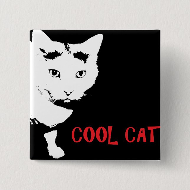 COOL CAT BUTTON (Front)