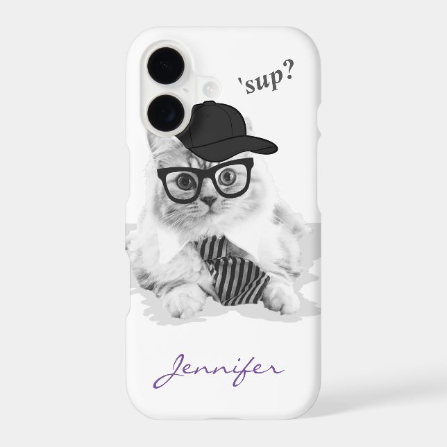 Cool Cat Case-Mate iPhone 7 Case (Back)