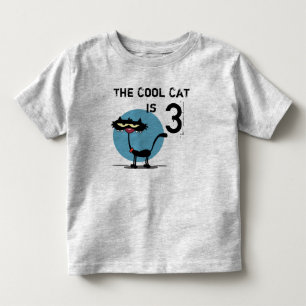 Cool Cat Customizable Birthday T-shirt