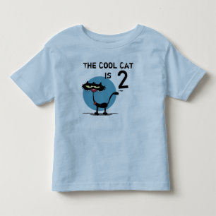 Cool Cat Customizable Birthday T-shirt