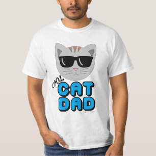 COOL CAT DAD Mens Cat Lover T-Shirt