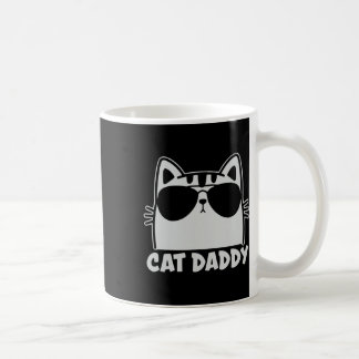 Cool Cat Daddy Sungles Funny Cat Lover Gift Father Coffee Mug