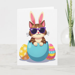 Cool Cat Egg Surprise Card