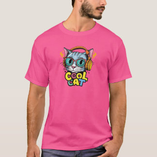 Cool Cat fun unique T-shirt