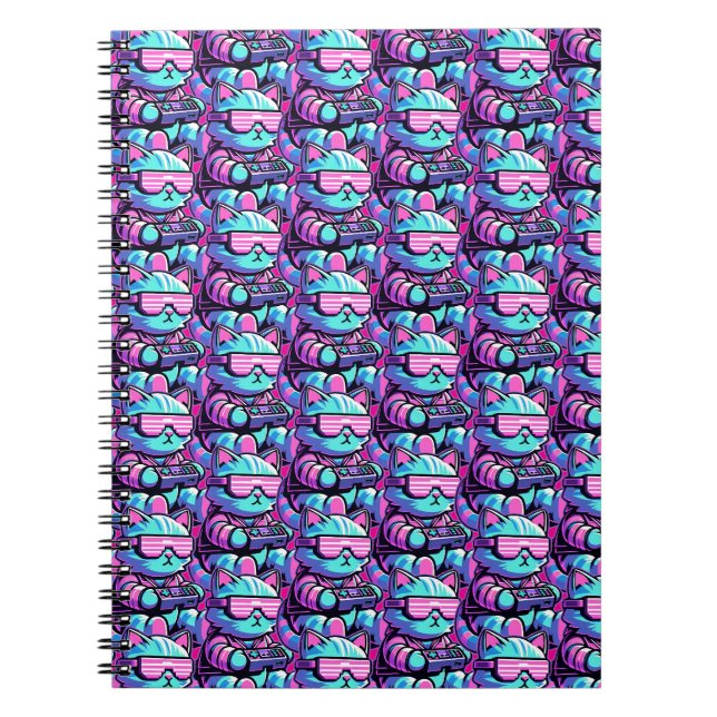 Cool Cat Gamer Notebook (Front)