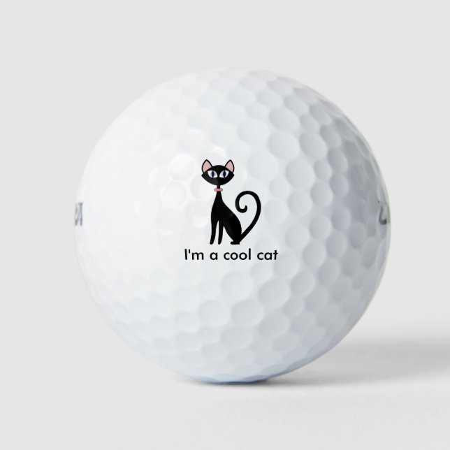 Cool Cat Golf Balls Set (Front)