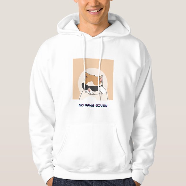 Cool Cat Hoodie No paws Given (Front)