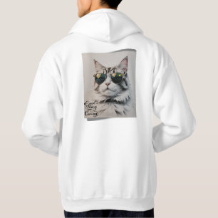 Cool Cat in Shades – Good Things Are Coming Hoodie