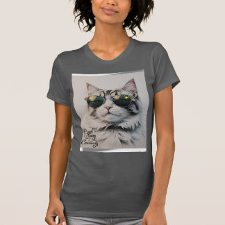 Cool Cat in Shades – Good Things Are Coming T-Shirt