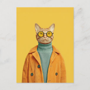 Cool Cat in Style Postcard