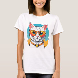 Cool Cat in Sunglasses  T-Shirt