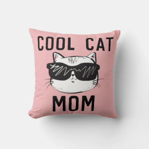 COOL CAT MOM PINK PILLOWS