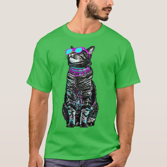 Cool Cat Mom T-Shirt (Front)