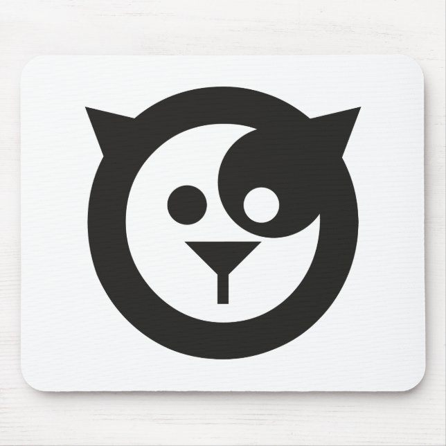 Cool Cat Mouse Pad (Front)