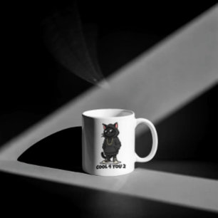 Cool Cat mug– Funny Streetwear Cat Design "Cool Coffee Mug